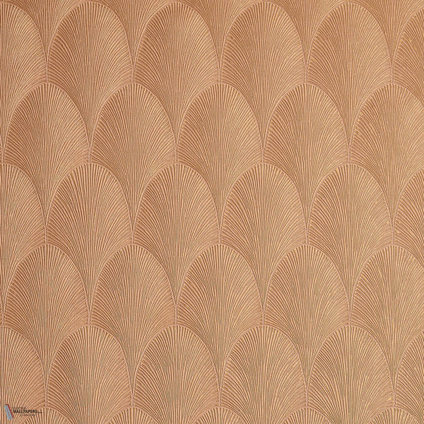 Tourmaline wallpaper in Vieux Rose by Casamance