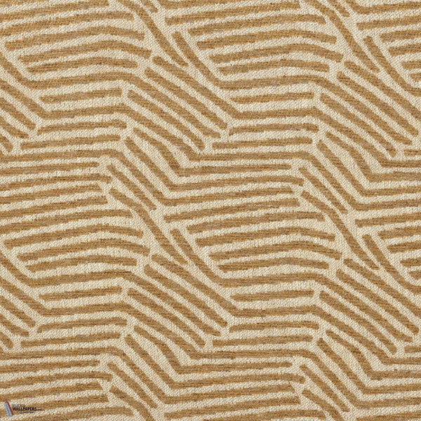 Tradition fabric in Ocre by Casamance