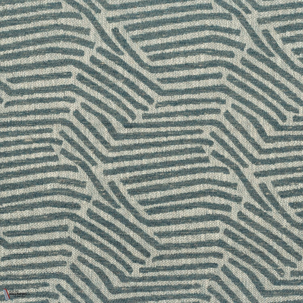 Tradition fabric in Pierre Bleue by Casamance