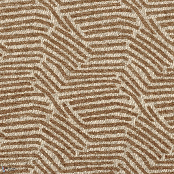 Tradition fabric in Terracotta by Casamance