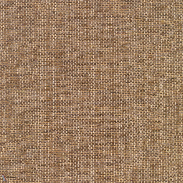 Tramis wallpaper in Noisette Foncé by Casamance