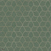 Tressana papier peint en Celadon/Dore de Casamance