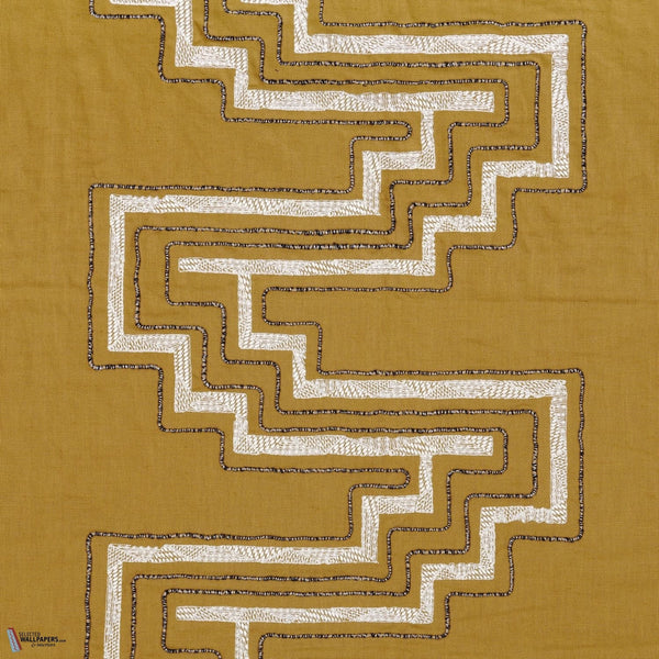 Uluwatu fabric in Jaune Paille by Casamance