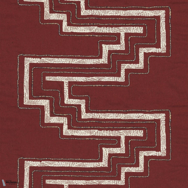 Uluwatu fabric in Lie De Vin by Casamance