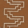 Uluwatu fabric in Orange Cannelle by Casamance