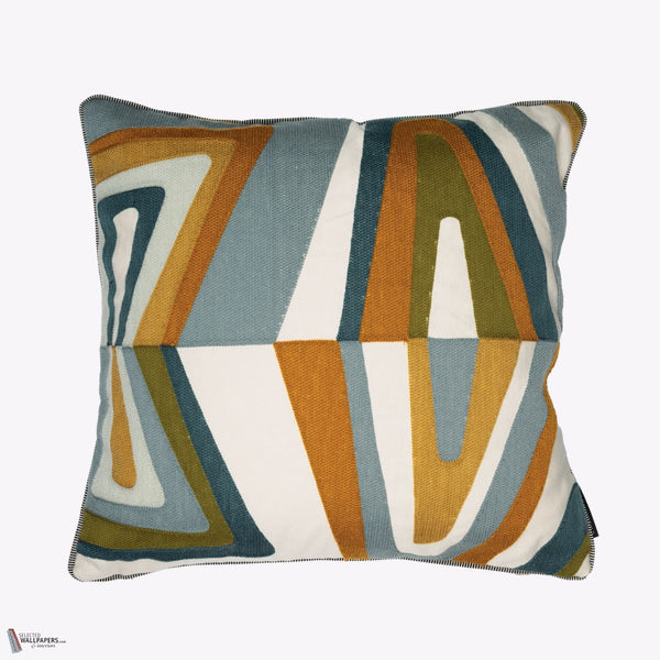 West Dream Kissen in Celadon Olive von Casamance