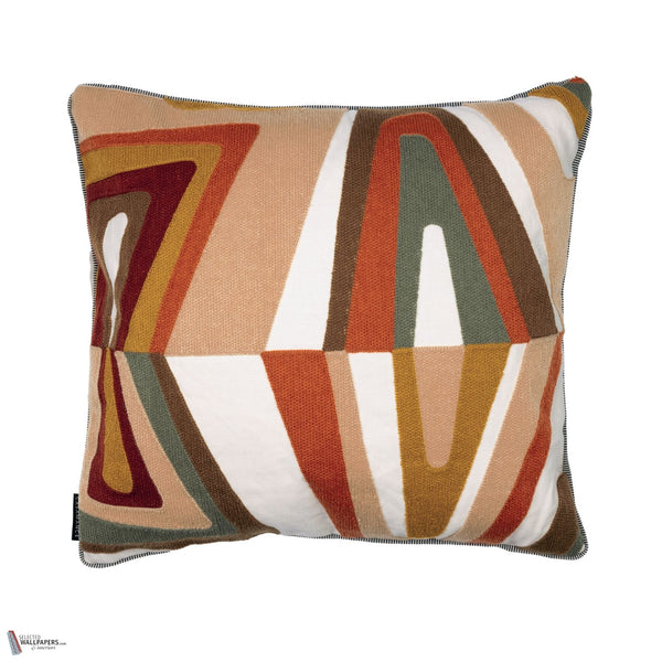 West Dream Kissen in Orange Brule Ocre von Casamance