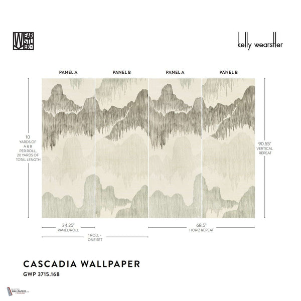 Cascadia behang van Kelly Wearstler
