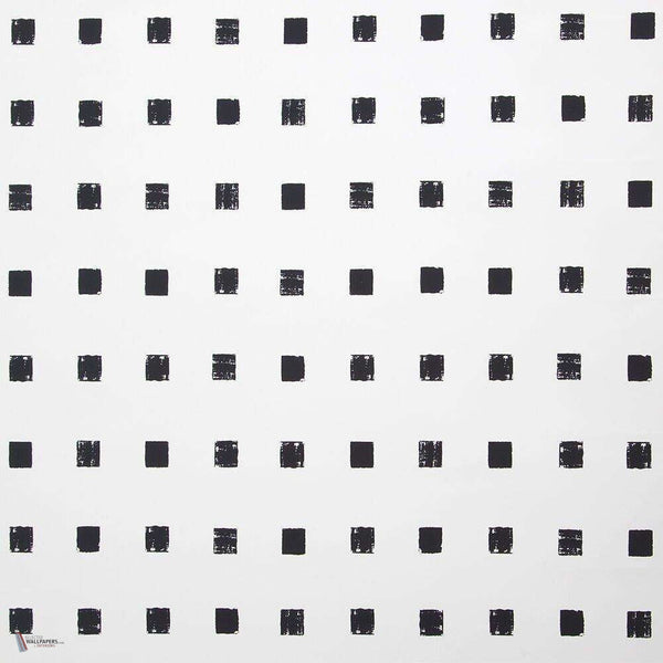 Chalet behang in Ivory Black van Kelly Wearstler