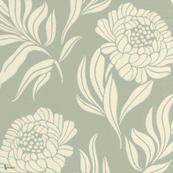 Chatsworth wallpaper in Duck Egg van 1838 wallcoverings