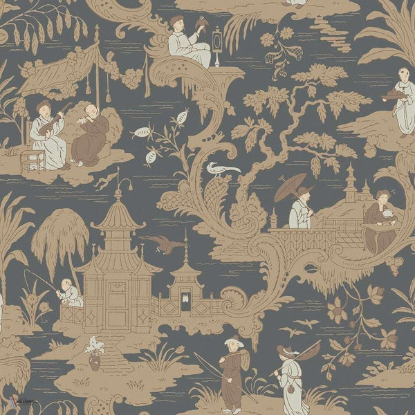 Chinese Toile wallpaper in Spice van Cole & Son
