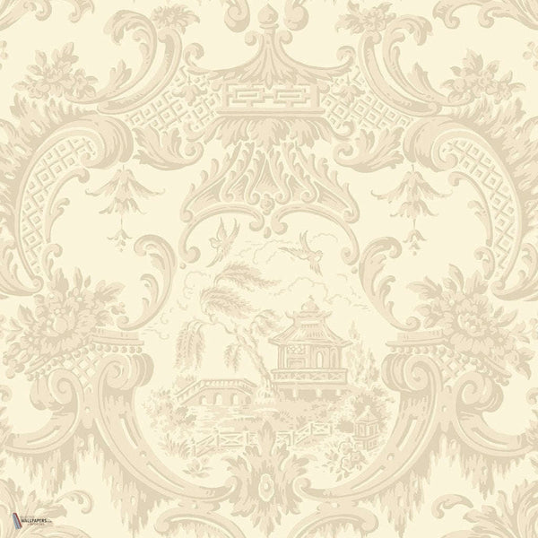 Chippendale China behang in Cream van Cole & Son