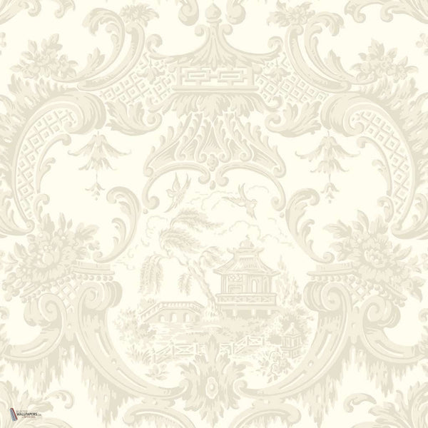 Chippendale China behang in White van Cole & Son