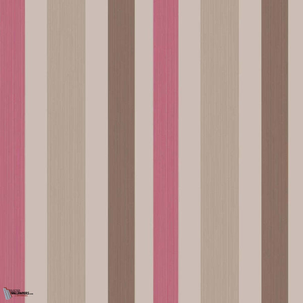 Chromatic Stripe behang in Elephant's Breath van Farrow & Ball