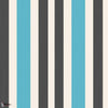 Chromatic Stripe behang in Off Black van Farrow & Ball