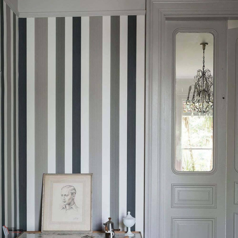 Chromatic Stripe wallpaper by Farrow & Ball