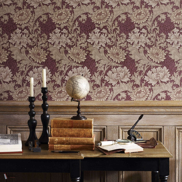 Chrysanthemum wallpaper van Morris & Co