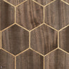 Bois Alveole papel pintado en Tabac Or de CMO Paris