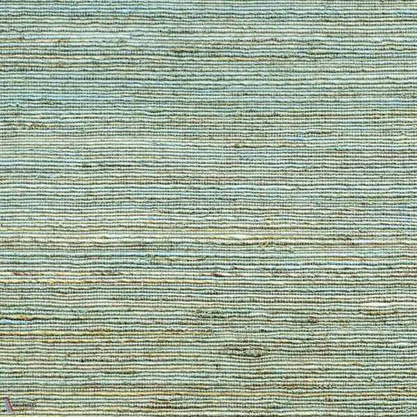 Chanvre du Nepal papel pintado en Bleu Pierre de CMO Paris