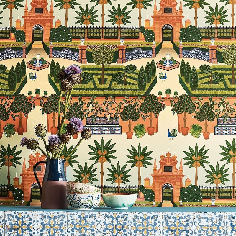 Alcazar Gardens wallpaper Cole & Son — interior
