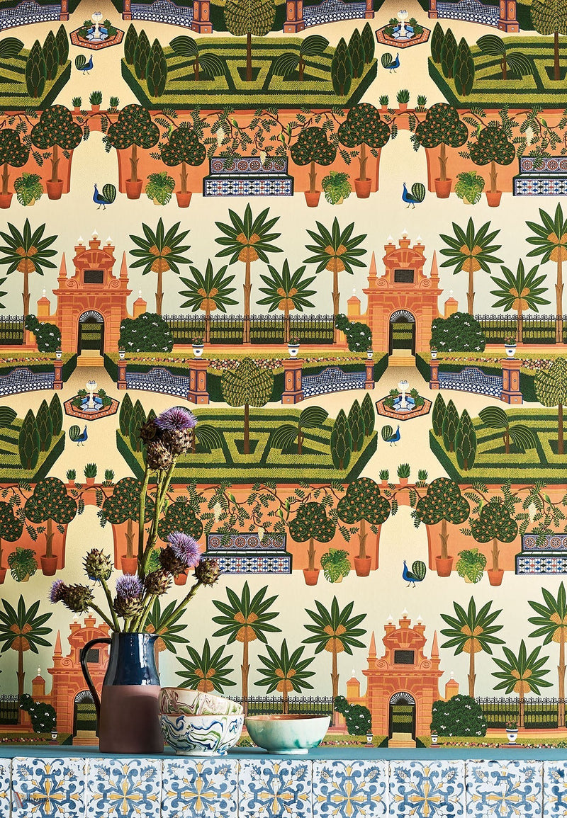 Alcazar Gardens wallpaper Cole & Son — interior