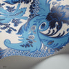 Aldwych behang in Multi Blue on White van Cole & Son