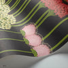 Allium behang in Coral & Leaf Green on Charcoal van Cole & Son