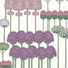 Allium behang in Mulberry, Blush & Lilac on Chalk van Cole & Son