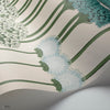 Allium behang in Teal & Jade on Chalk van Cole & Son