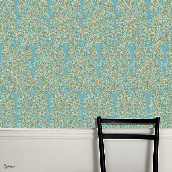Alpana behang van Cole & Son — interieur