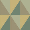 Apex Grand Tapete in Olive, Forest Green & Metallic Gold von Cole & Son