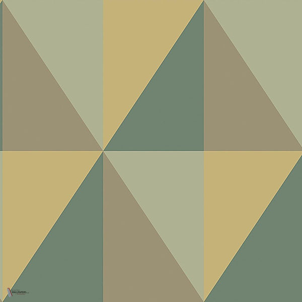 Apex Grand Tapete in Olive, Forest Green & Metallic Gold von Cole & Son