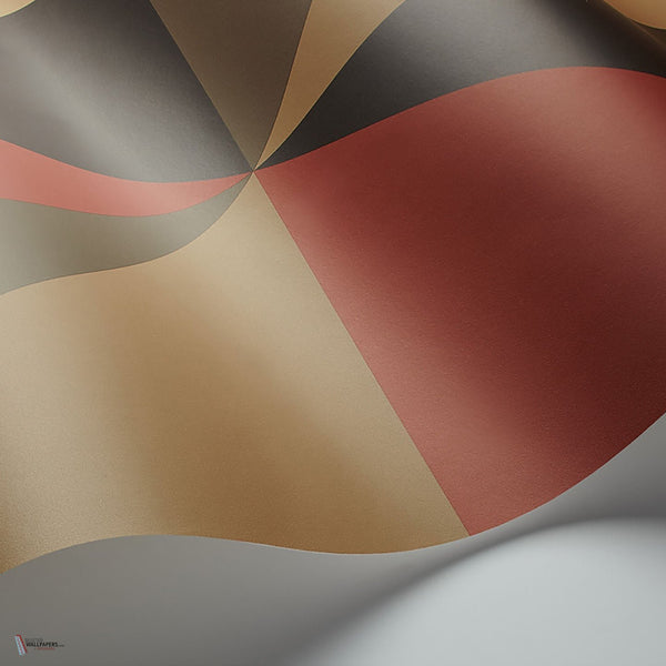 Apex Grand Tapete in Red, Sand & Soot von Cole & Son