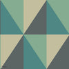 Apex Grand Tapete in Viridian, Petrol & Ink von Cole & Son