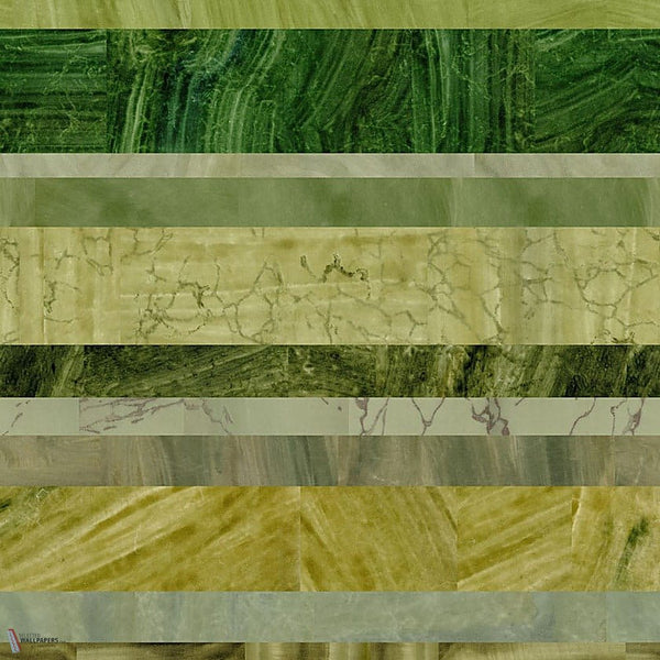 Archival Marble wallpaper in Emerald by Cole & Son