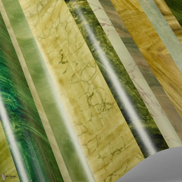 Archival Marble wallpaper in Emerald by Cole & Son