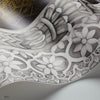 Bahia behang in Metallic Gold, Soot & Snow van Cole & Son