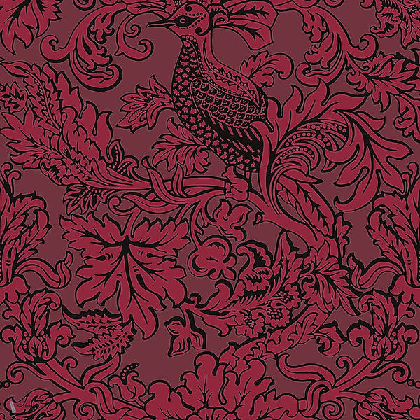 Balabina behang in Red on Crimson van Cole & Son
