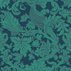 Balabina behang in Teal on Midnight van Cole & Son