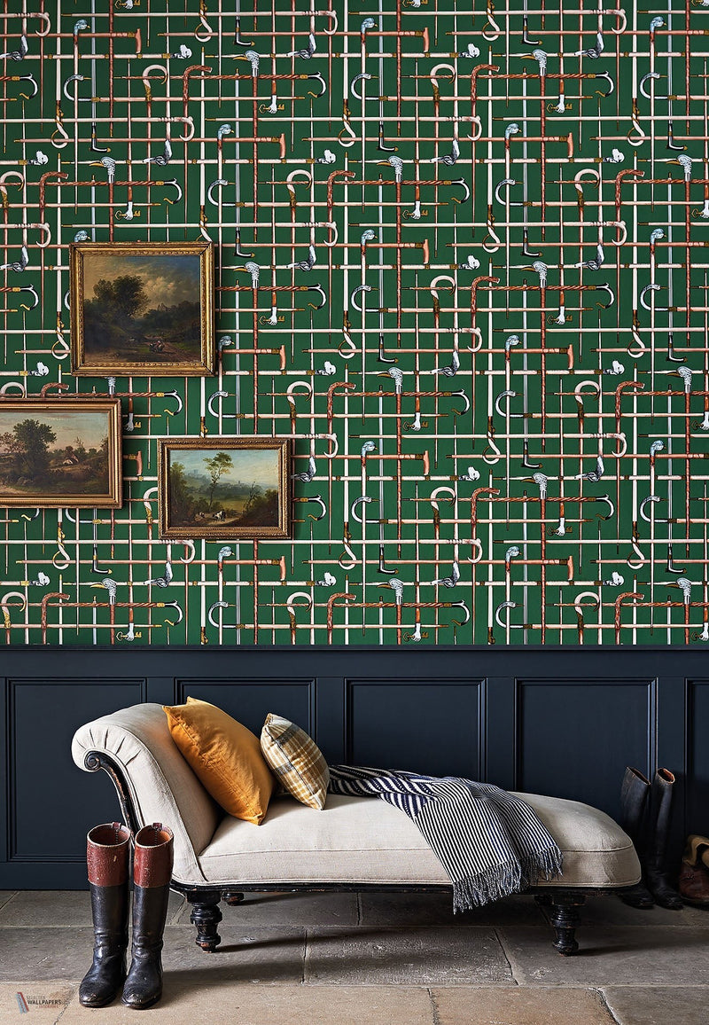 Bastoni wallpaper Cole & Son — interior