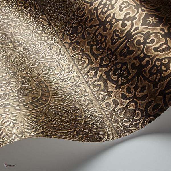 Bazaar behang in Metallic Bronze van Cole & Son