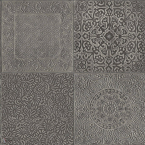Bazaar behang in Pewter van Cole & Son