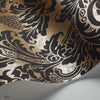 Blake behang in Black on Metallic Gold van Cole & Son