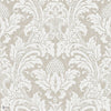 Blake behang in Chalk on Metallic Silver van Cole & Son