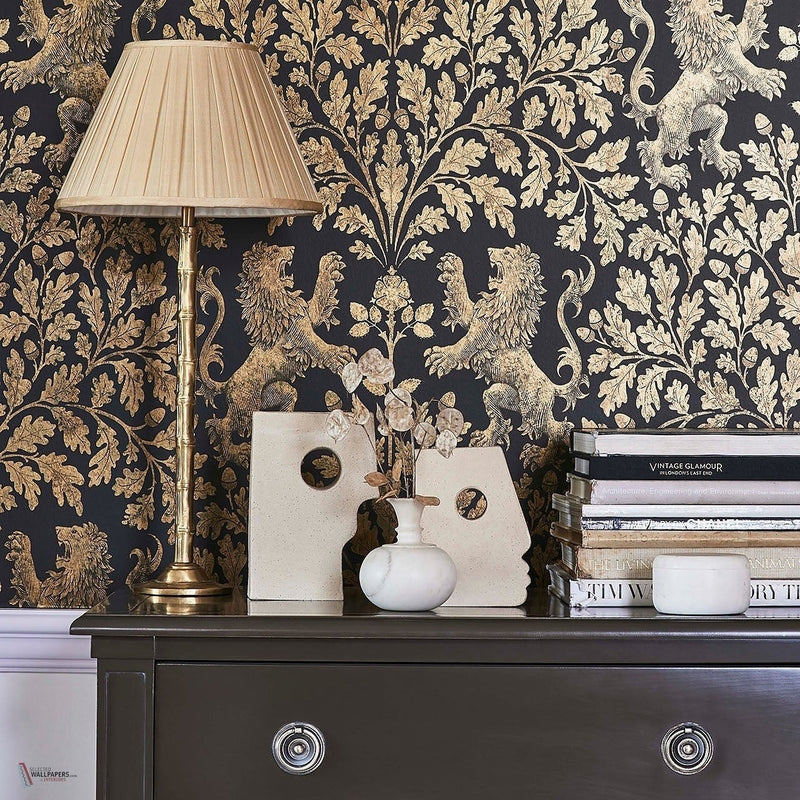 Boscobel Oak wallpaper Cole & Son — interior