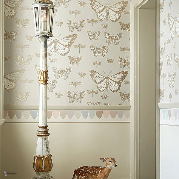 Butterflies & Dragonflies behang van Cole & Son — interieur