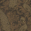 Byron behang in Metallic Gold & Bronze on Charcoal van Cole & Son