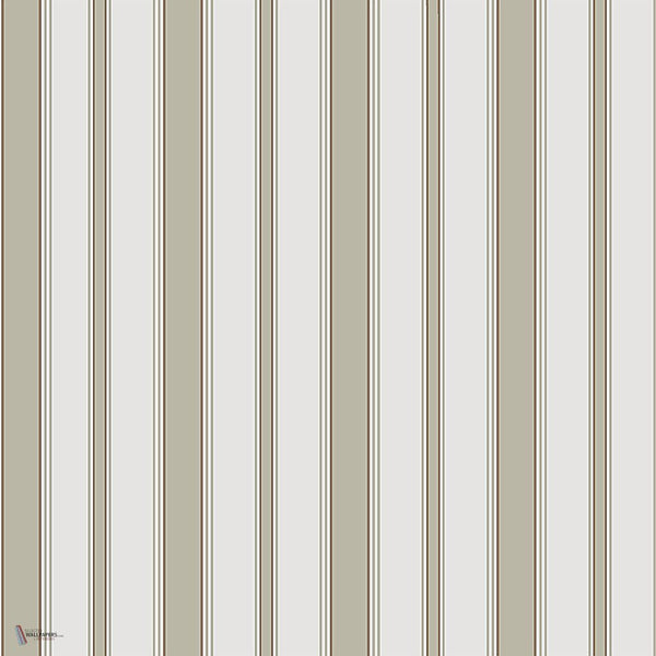 Cambridge Stripe behang in Soft Olive van Cole & Son