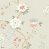 Camellia behang in Coral & Duck Egg on Eau du Nil van Cole & Son