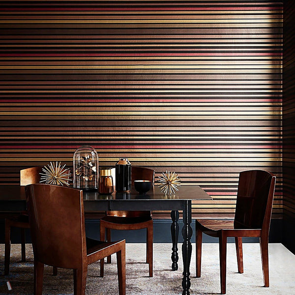 Carousel Stripe behang van Cole & Son — interieur